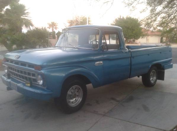 1965 FORD F100 PICK UP V8 4SPD RUNS EXC!! LOOKS GREAT A GOOD INVESTMEN - $4250 (REDUCED MUST SELL BEST OFFER IN SW LV)