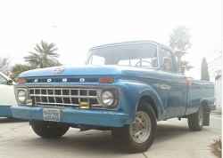 1965 FORD F100 PICK UP V8 4SPD RUNS EXC!! LOOKS GREAT A GOOD INVESTMEN - $4250 